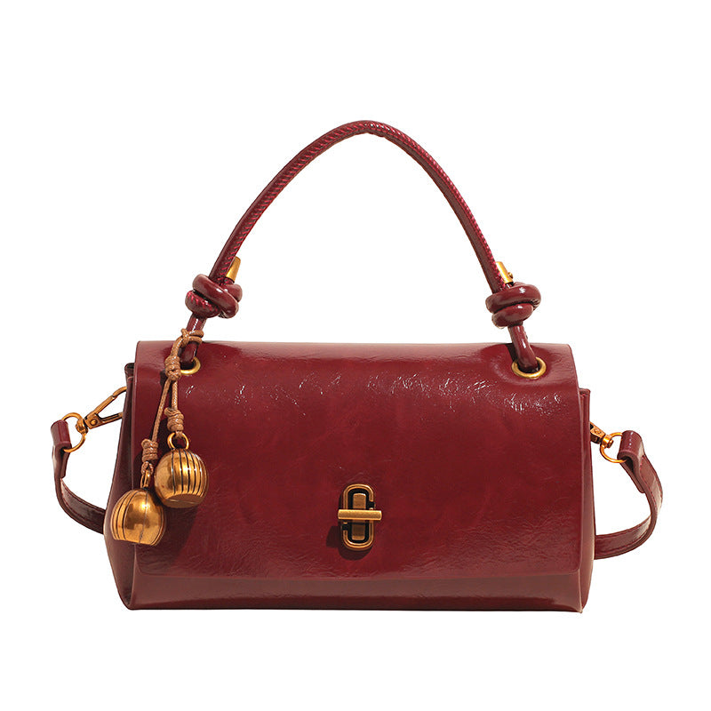 Damen elegante Umhängetasche mit stylischem Tragegriff Nord Taschen