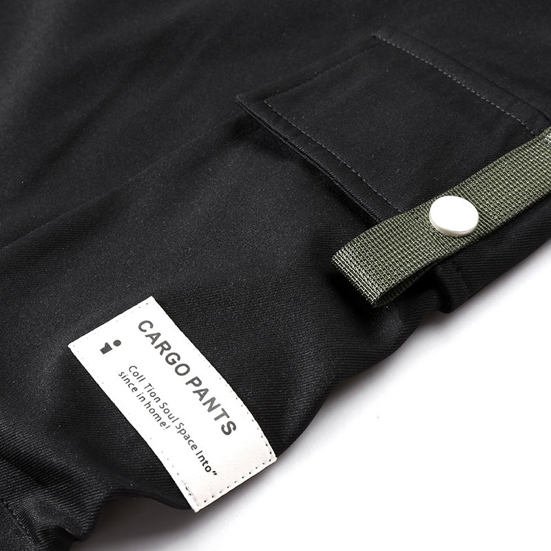 Herren Multifunktionale Cargo-Joggerhose mit elastischem Tunnelzugbund, verschließbaren Beintaschen und verstärkten Knieeinsätzen Nord Taschen