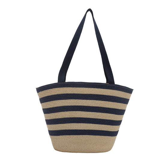 Damen Strandtasche mit modischen Streifen Nord Taschen