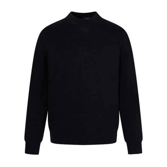 Herren Feinstrickpullover mit leichtem Stehkragen und gerippten Bündchen Nord Taschen