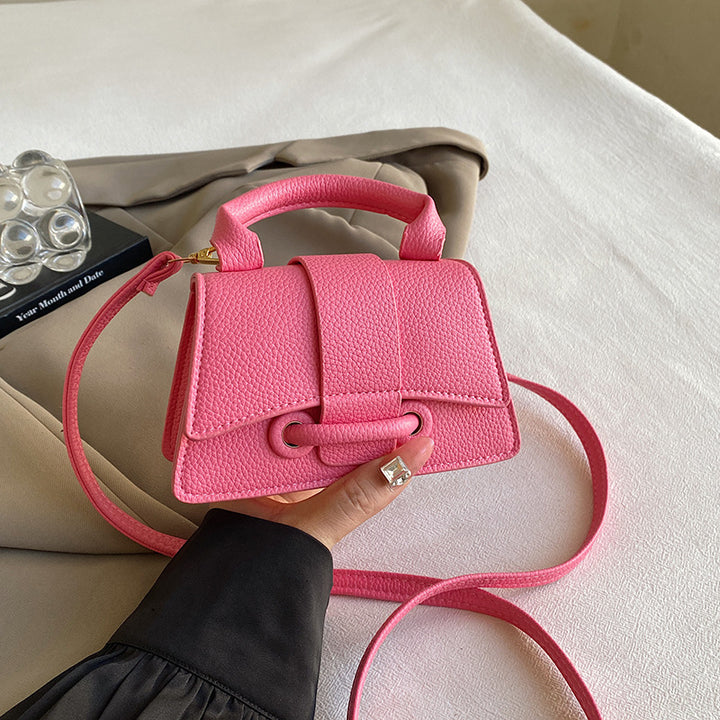 Damen Mini-Schultertasche mit elegantem Knopfverschlussystem Nord Taschen