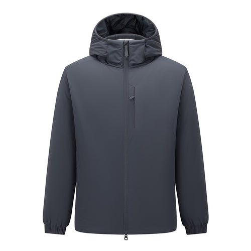 Herren Kapuzen-Softshelljacke mit Zwei-Wege-Reißverschluss, wasserabweisender Membran und Brusttasche Nord Taschen
