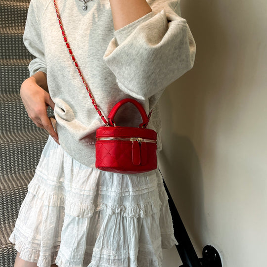 Damen stilvolle Handtasche im eleganten Quilt-Design Nord Taschen