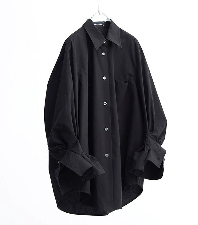 Damen Oversized Hemd mit lässigem Schnitt Nord Taschen