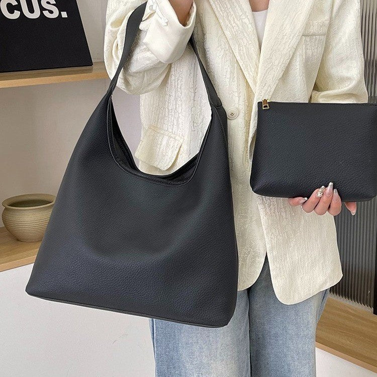 Damen moderne Henkeltasche aus strapazierfähigem Kunstleder Nord Taschen