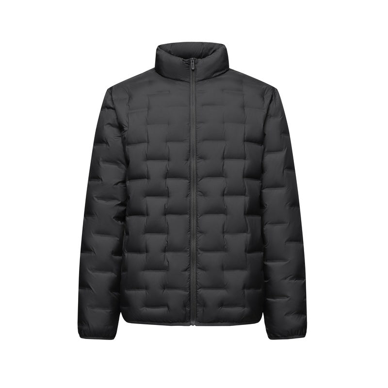 Herren Ultraleichte gesteppte Isolationsjacke mit Stehkragen und minimalistischem Design Nord Taschen