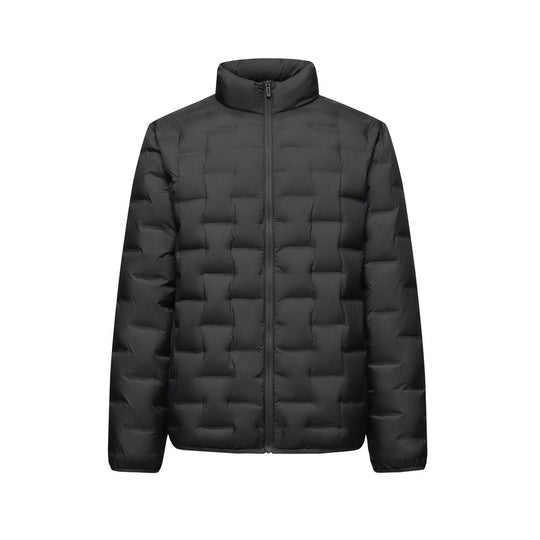 Herren Ultraleichte gesteppte Isolationsjacke mit Stehkragen und minimalistischem Design Nord Taschen