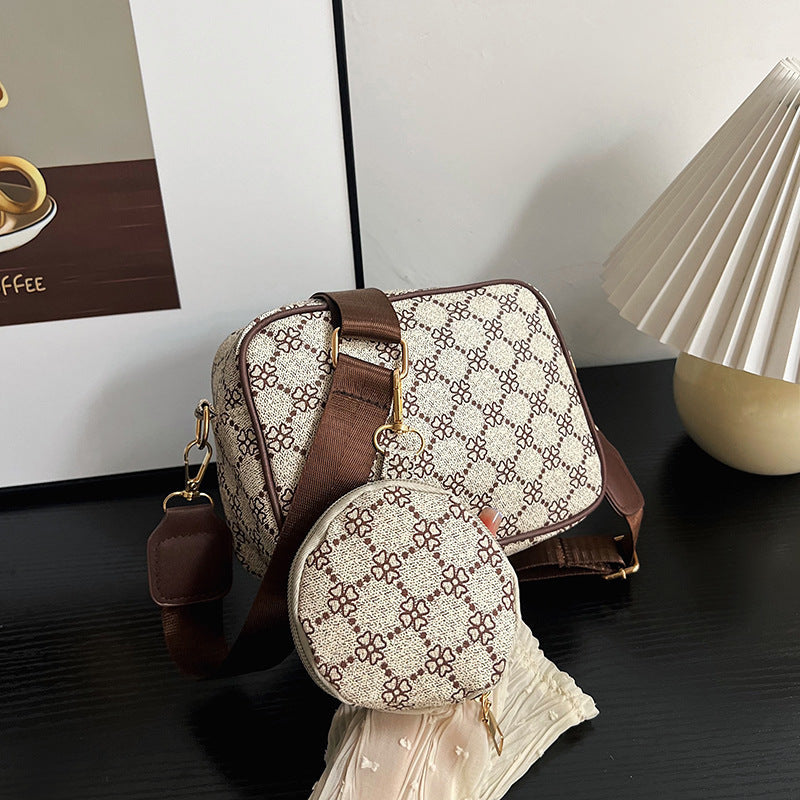 Damen elegante Umhängetasche mit herausnehmbarem Kosmetiktäschchen Nord Taschen