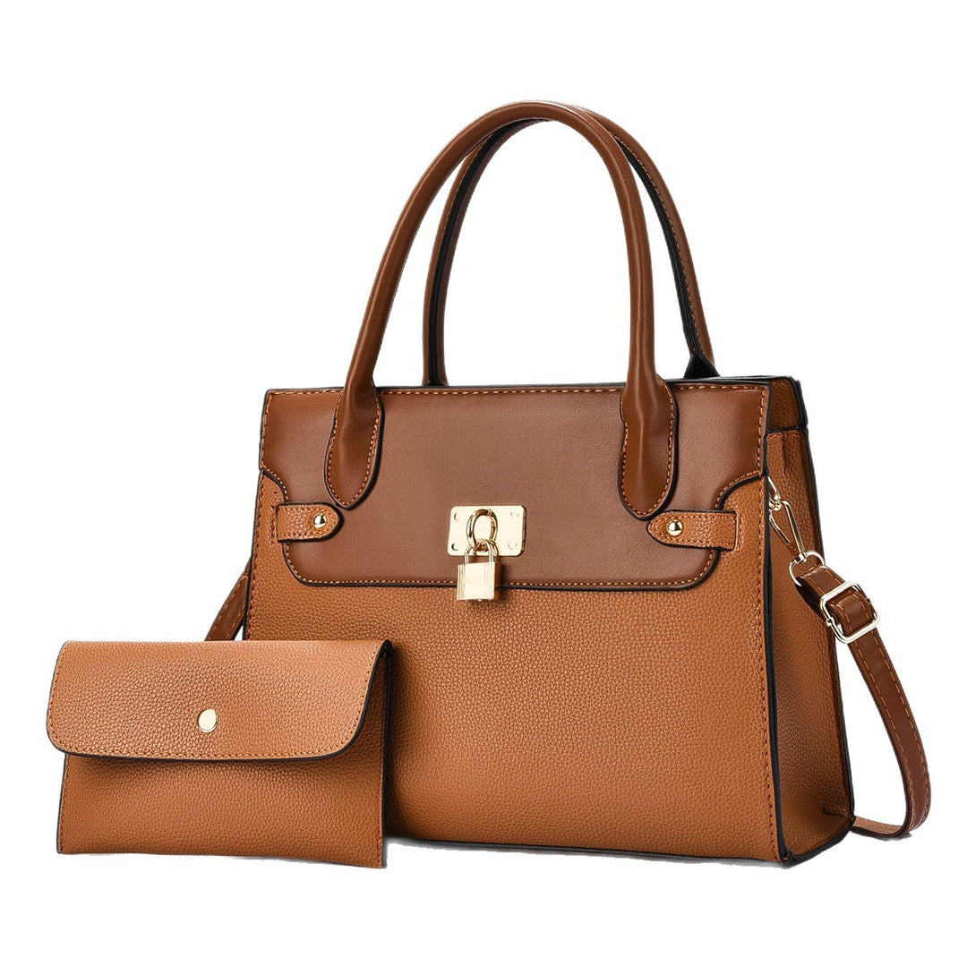 Damen strukturierte Handtasche mit abnehmbarer Mini-Geldbörse Nord Taschen