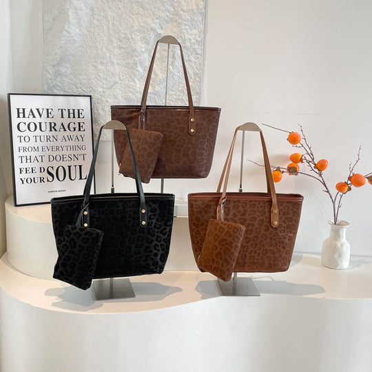 Damen elegante Shopper-Tasche mit abnehmbarem Kosmetiktäschchen Nord Taschen