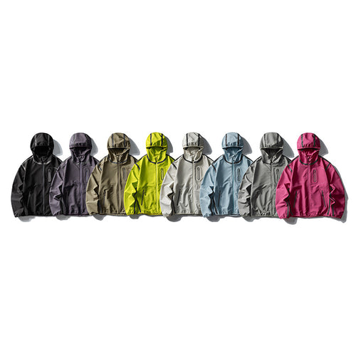 Unisex Wasserdichte Softshell-Outdoorjacke mit verschweißten Nähten und Kapuze Nord Taschen