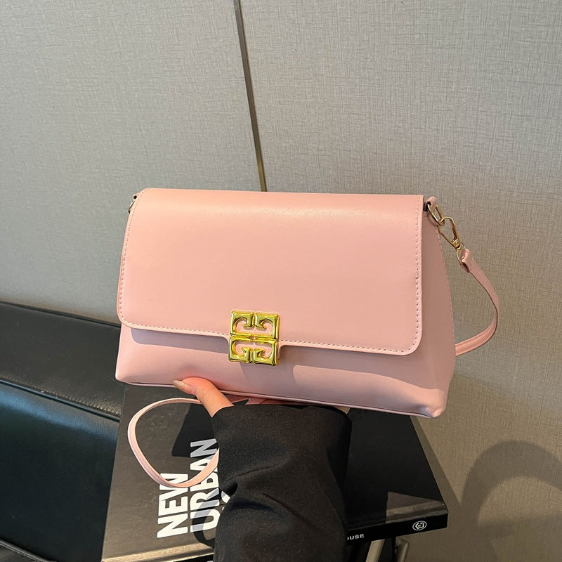 Damen Umhängetasche mit elegantem Klappverschluss und luxuriösen Details Nord Taschen