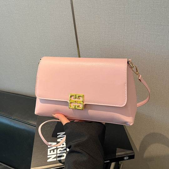 Damen Umhängetasche mit elegantem Klappverschluss und luxuriösen Details Nord Taschen