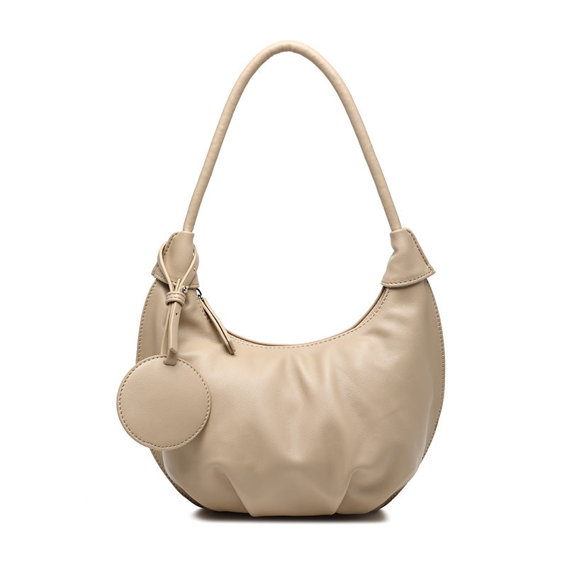 Damen Hobo-Tasche mit sanfter Textur und verspieltem Kordelzug Nord Taschen