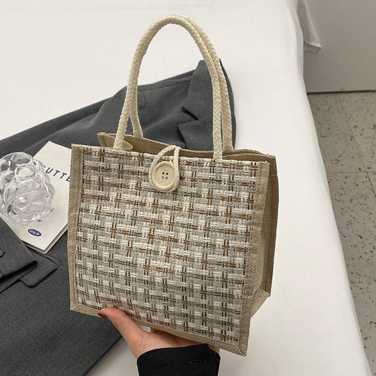 Damen Tragetasche mit elegantem gewebtem Design Nord Taschen