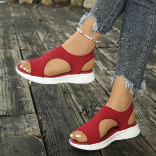 Damen Atmungsaktive Sandalen mit flexiblem Riemendesign und komfortabler Sohle Nord Taschen