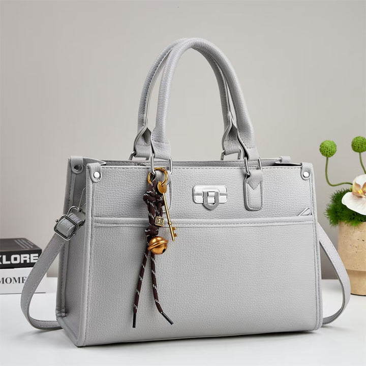 Damen Handtasche mit strukturiertem Design und abnehmbarem Tragegurt Nord Taschen