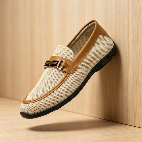 Herren Elegante Slip-On Mokassins Nord Taschen