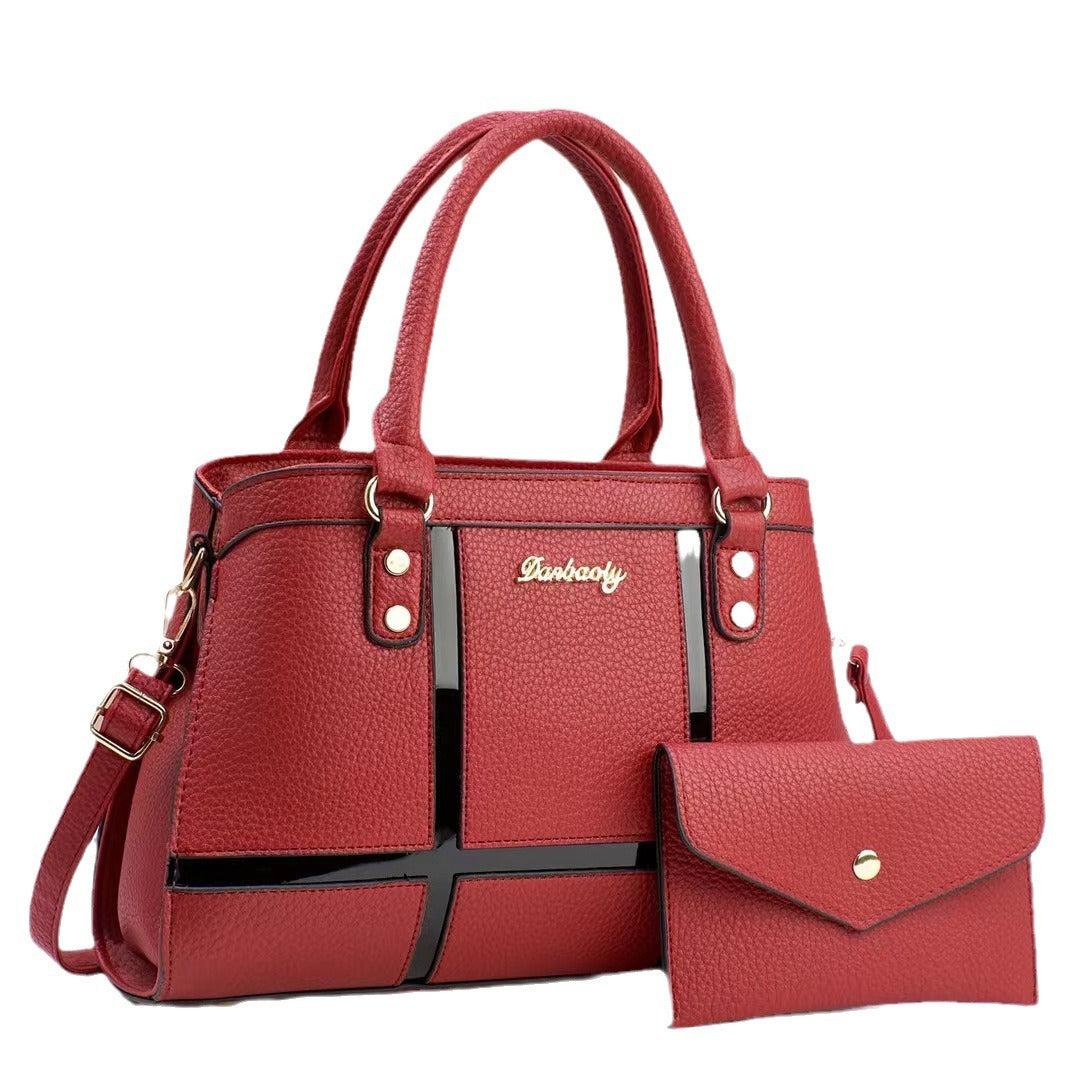 Damen praktische Handtasche mit abnehmbarer Clutch Nord Taschen