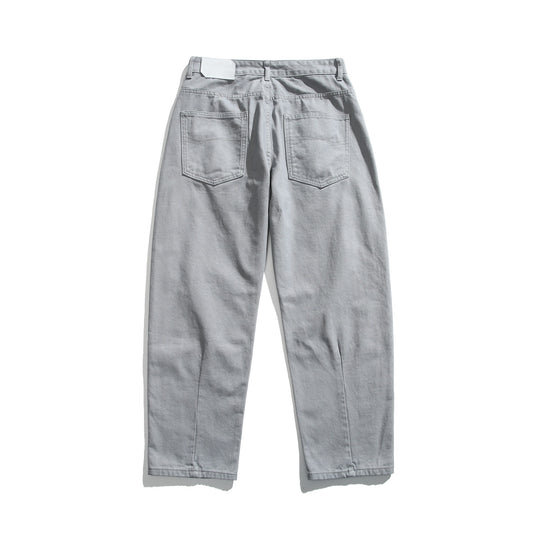 Damen Utility-Hose mit hoher Taille, geradem Bein und Ziernähten Nord Taschen