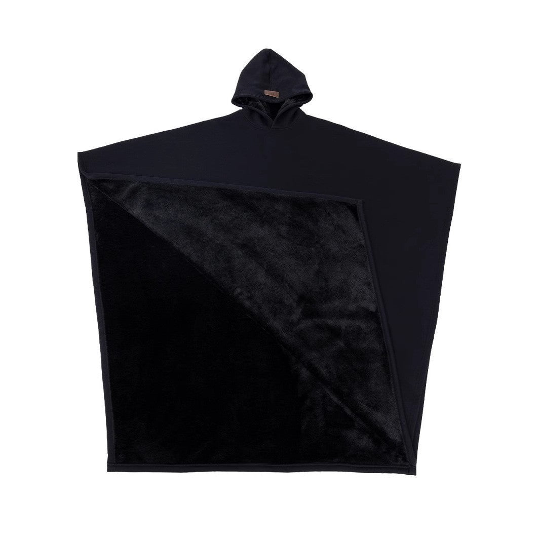 Unisex Kapuzen-Poncho-Decke mit wärmendem Fleecefutter und Oversize-Schnitt Nord Taschen