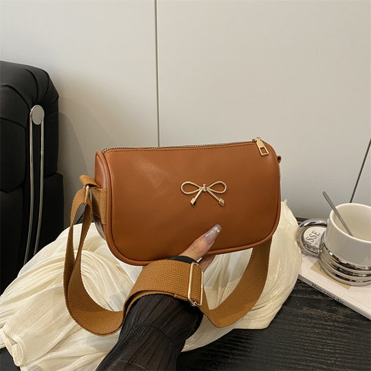 Damen modische Umhängetasche mit elegantem Schleifenakzent Nord Taschen