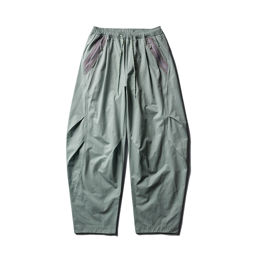 Herren Weite Ripstop-Freizeit-Hose mit elastischem Bund, Reißverschlusstaschen und Knie-Paneelen Nord Taschen