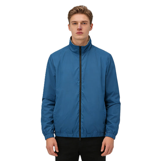 Herren Leichte Packbare Windbreaker-Jacke mit Zweiwege-Reißverschluss Nord Taschen