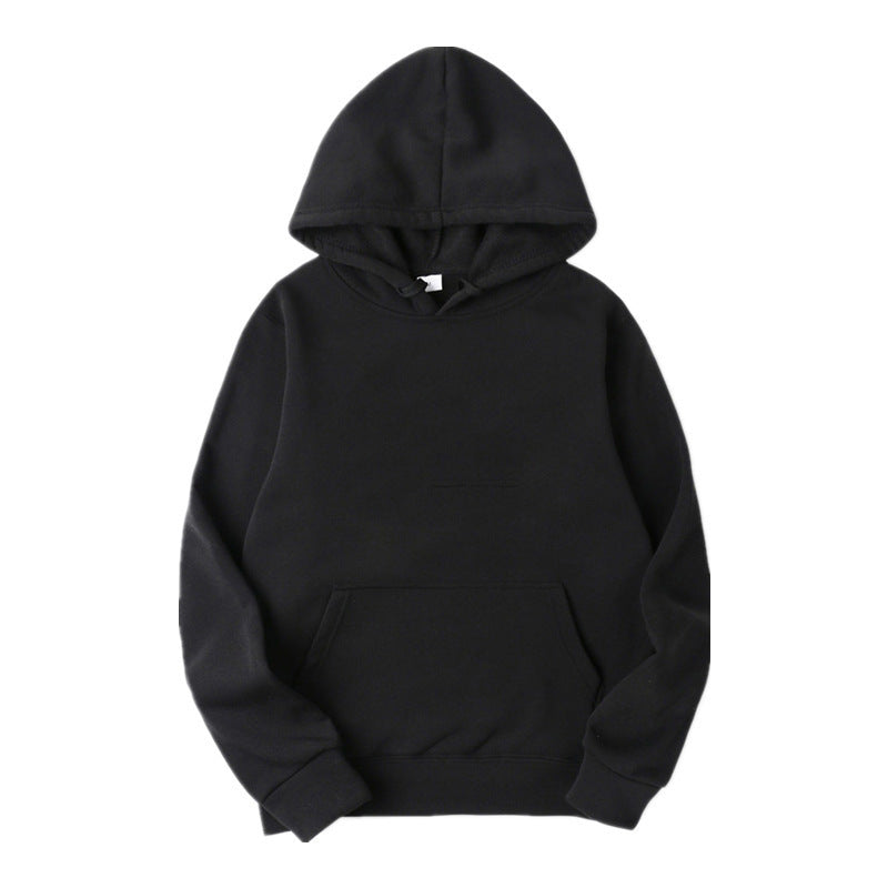 Unisex nan minimalistischer Kapuzenpullover ohne Reißverschluss mit innen angerautem French-Terry und integrierter Kängurutasche Nord Taschen
