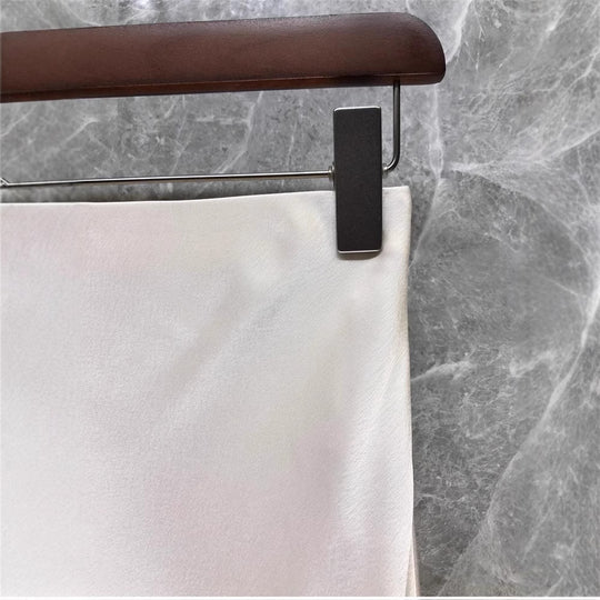 Damen Eleganter Midi-Rock aus hochwertigem Satin Nord Taschen
