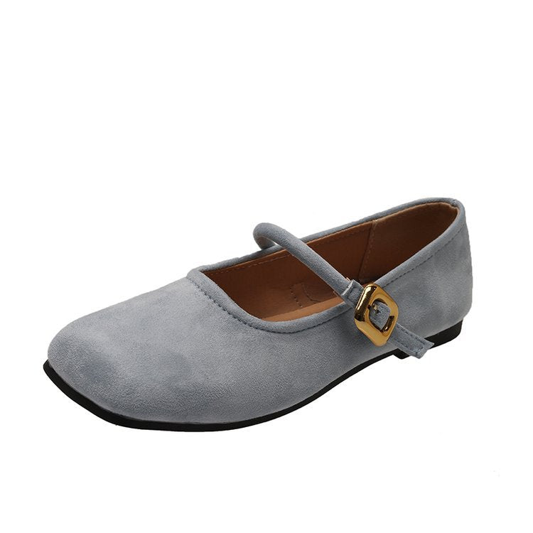 Damen elegante Mary Jane Ballerinas mit modischem Riemchen und komfortablem Fußbett Nord Taschen