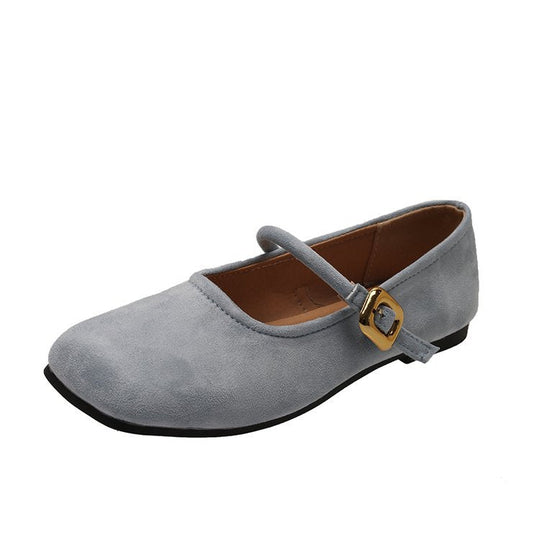 Damen elegante Mary Jane Ballerinas mit modischem Riemchen und komfortablem Fußbett Nord Taschen