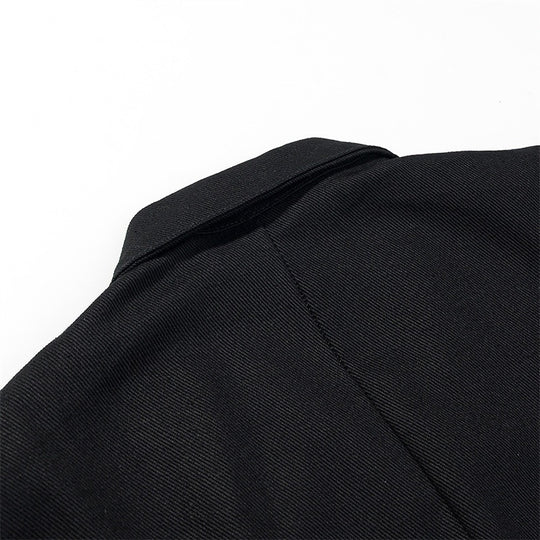 Damen Gekürzte Militärinspirierte Jacke mit Tressenapplikation und fransigem Saum Nord Taschen