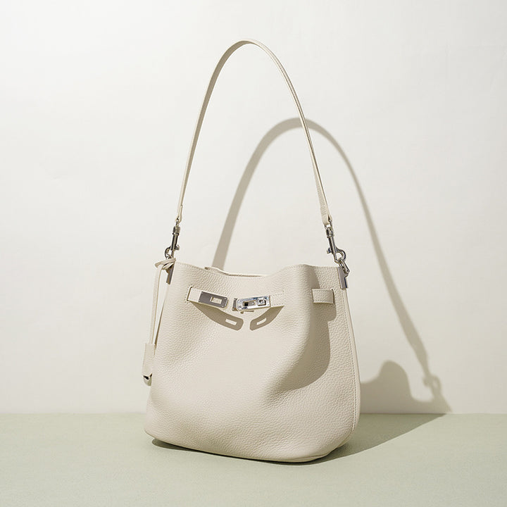 Damen Hobo-Tasche aus hochwertigem Leder mit verstellbarem Tragegurt Nord Taschen