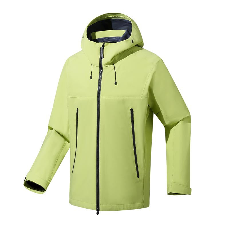 Herren wasser- und winddichte Softshell-Outdoorjacke mit verstellbarer Kapuze Nord Taschen