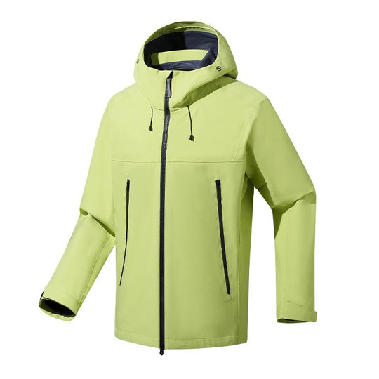 Herren wasser- und winddichte Softshell-Outdoorjacke mit verstellbarer Kapuze Nord Taschen