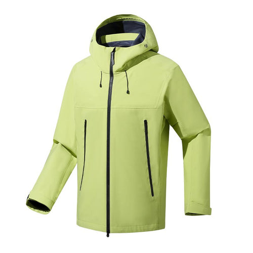 Herren wasser- und winddichte Softshell-Outdoorjacke mit verstellbarer Kapuze Nord Taschen