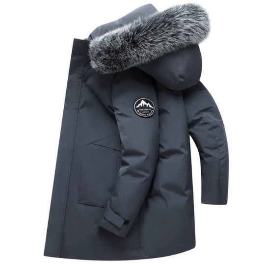 Damen Winterparka mit abnehmbarer Kapuze und kuscheligem Kunstfell Avellé