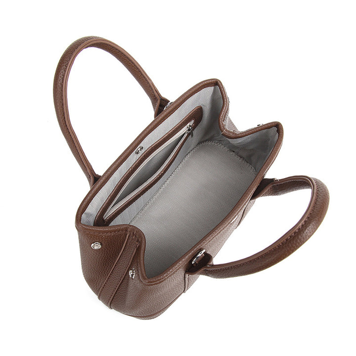 Damen Handtasche mit abnehmbarem Elefantenanhänger und elegantem Kunstleder Nord Taschen