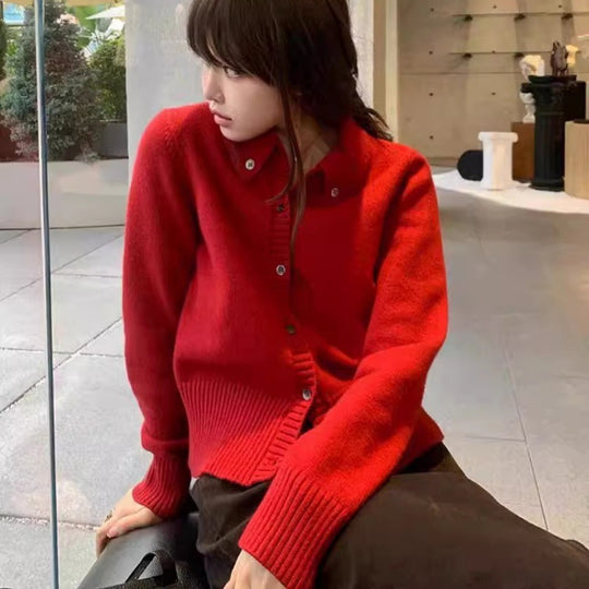 Damen Kurzcardigan mit kastiger Silhouette und extraweicher Kaschmir‑Optik Nord Taschen