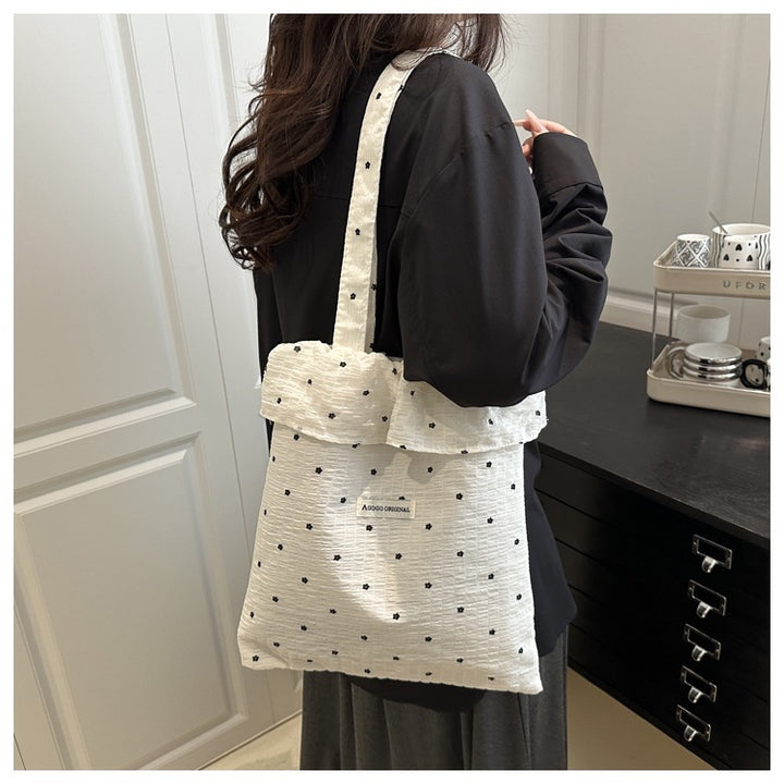 Damen Stofftasche mit Rüschendetail Nord Taschen