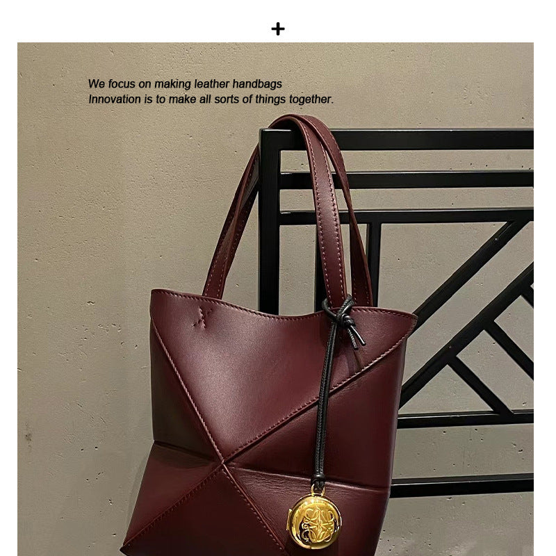 Damen elegante geometrische Tragetasche Nord Taschen