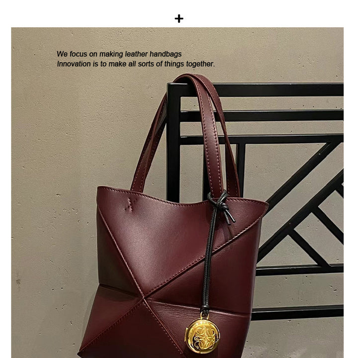Damen elegante geometrische Tragetasche Nord Taschen