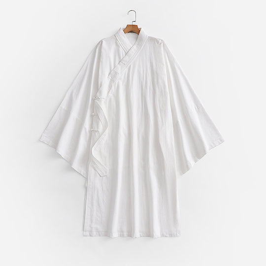 Unisex Oversize Kimono-Mantel mit weitem Ärmel und asymmetrischer Wickelvorderseite Nord Taschen