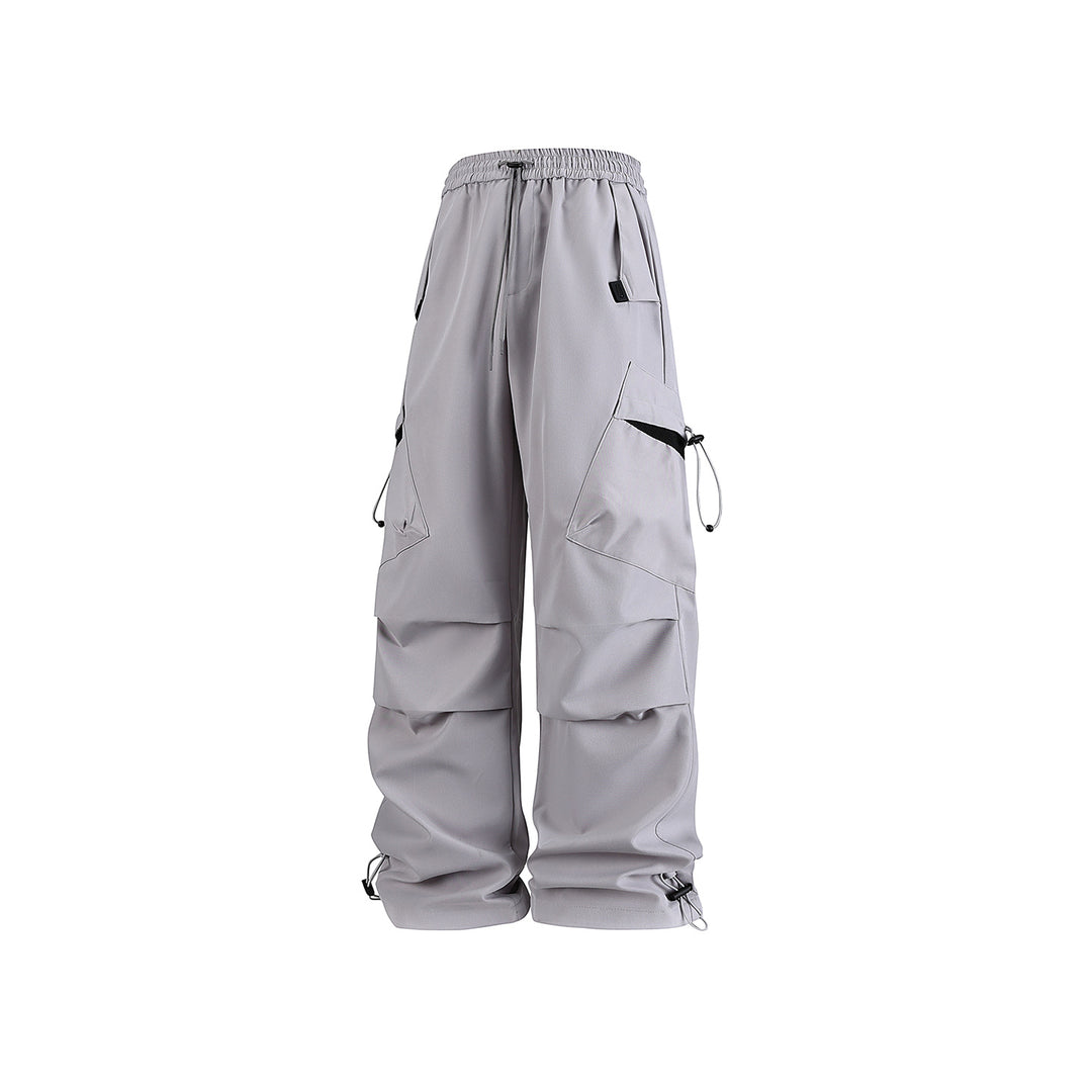 Herren Oversized Cargo‑Hose mit Tunnelzugbund, multifunktionalen Klapp‑ und Beintaschen sowie verstellbaren Kordelabschlüssen Nord Taschen