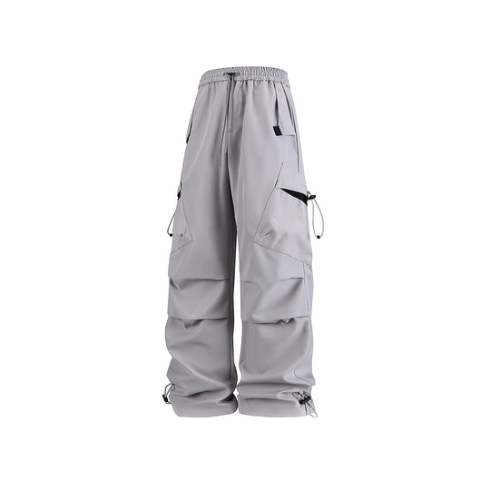 Herren Oversized Cargo‑Hose mit Tunnelzugbund, multifunktionalen Klapp‑ und Beintaschen sowie verstellbaren Kordelabschlüssen Nord Taschen