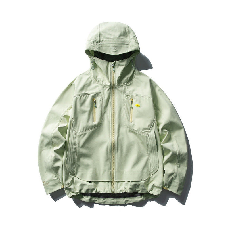 Unisex Technische Softshell-Fieldjacke mit verschweißten Nähten, vier Reißverschlusstaschen und verlängerter Rückenpartie Nord Taschen