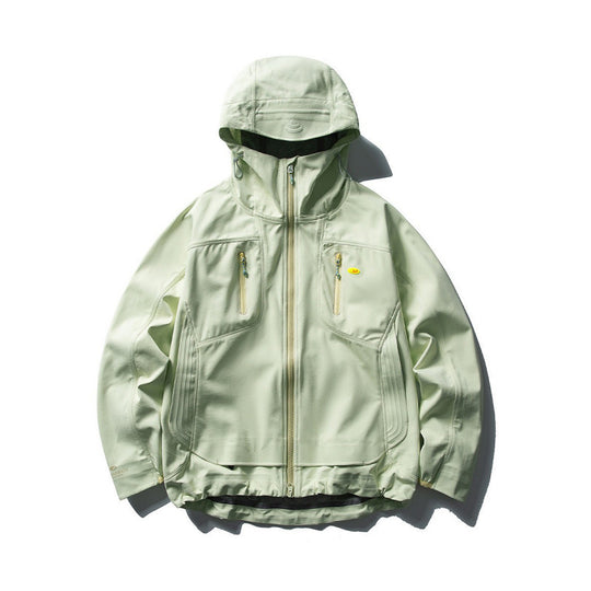 Unisex Technische Softshell-Fieldjacke mit verschweißten Nähten, vier Reißverschlusstaschen und verlängerter Rückenpartie Nord Taschen