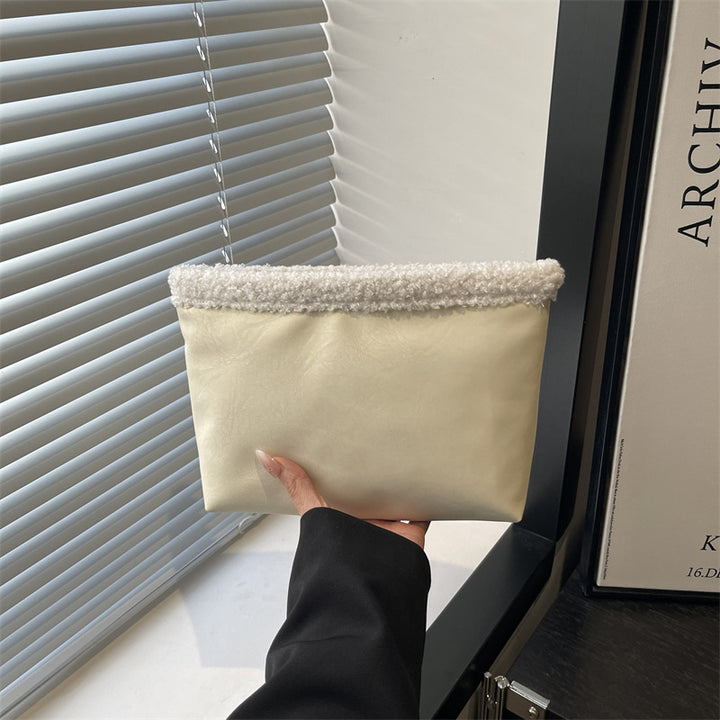 Damen Kosmetiktasche aus strukturiertem Kunstleder mit weichem Obermaterial Nord Taschen
