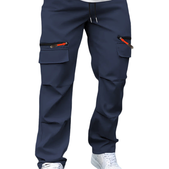 Herren Cargo-Jogginghose mit Zipper‑Utility‑Taschen Nord Taschen